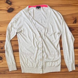 EUC Escada Sport Cardigan with Bright Pink Accents Pockets size Large
